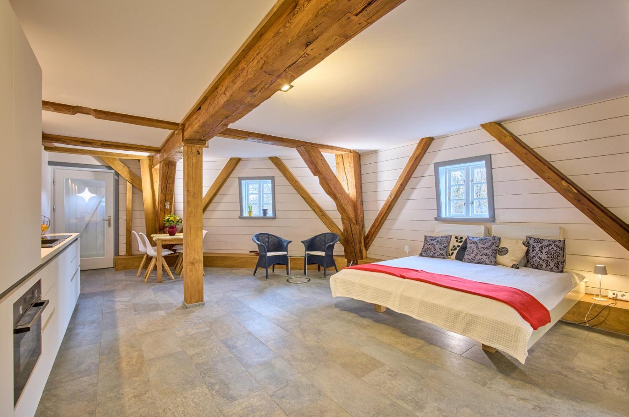 Moderne Ferienwohnungen In Einer Muehle Im Zentrum Flensburgs Szoba fotó